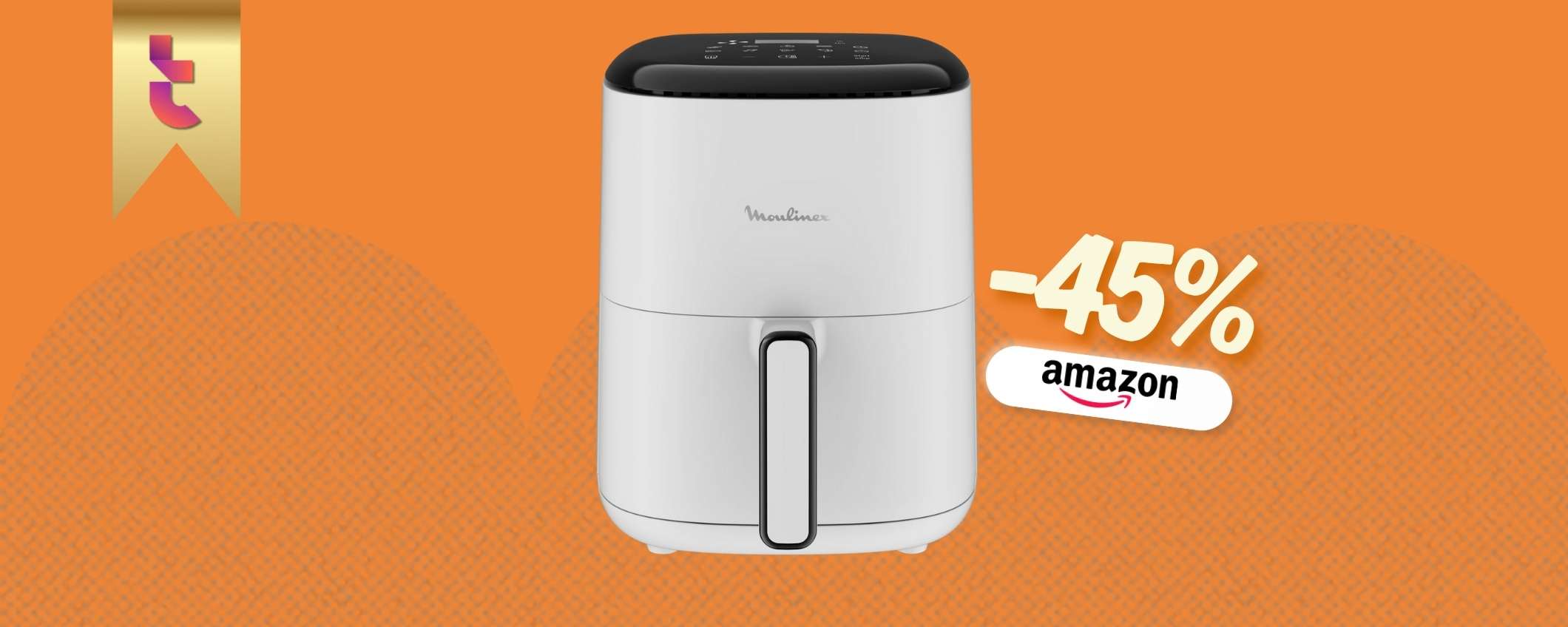 Moulinex Easy Fry Compact è stella della cucina e del portafoglio (54€) Moulinex Easy Fry Compact è stella della cucina e del portafoglio (54€)