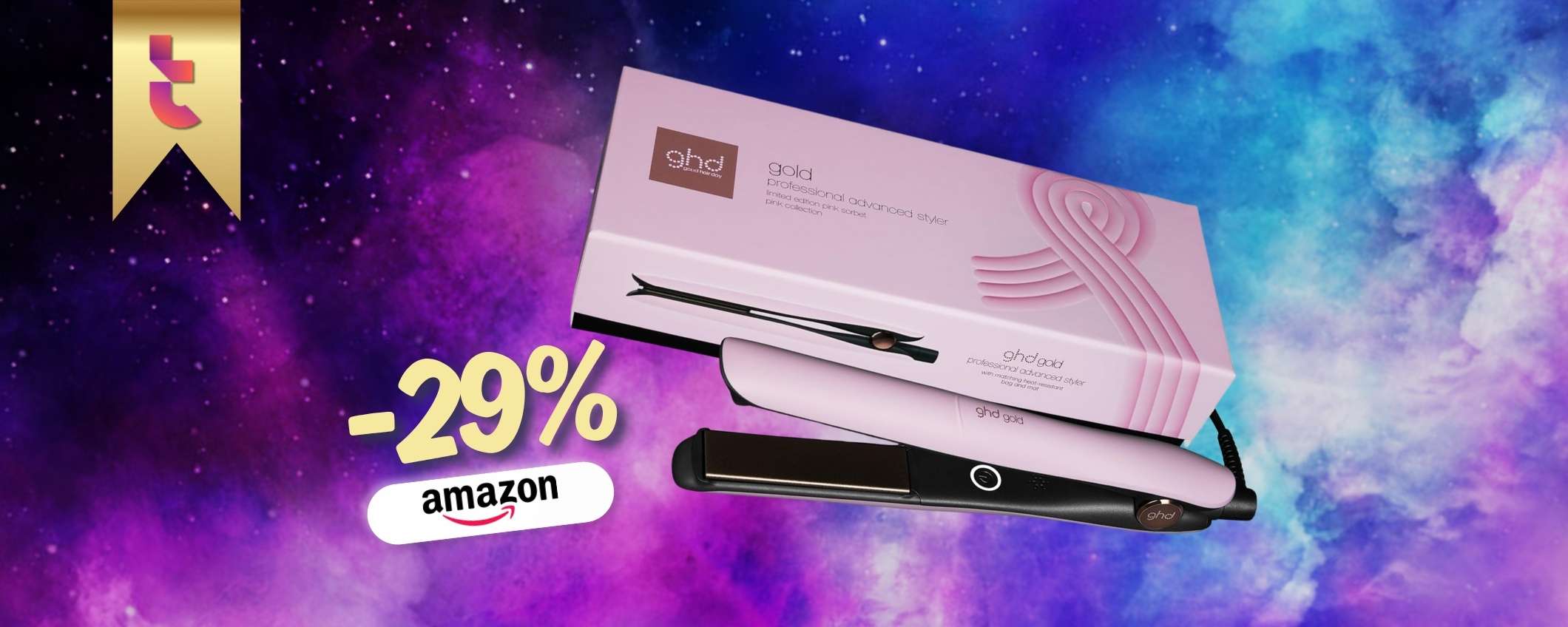 GHD Gold in Limited Edition è anche in sconto (29%) e con regali inclusi GHD Gold in Limited Edition è anche in sconto (29%) e con regali inclusi