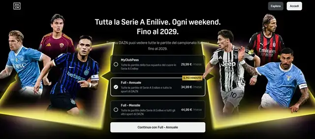 dazn serie a offerte