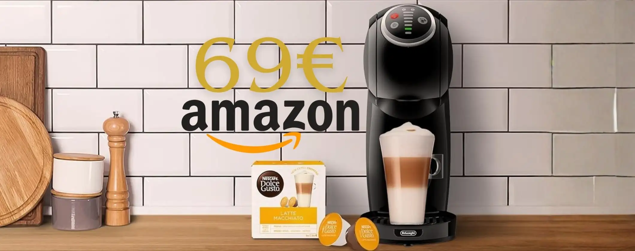 De'Longhi Genio S Dolce Gusto: la mitica macchina per caffè buonissimo ora a 69€ De'Longhi Genio S Dolce Gusto: la mitica macchina per caffè buonissimo ora a 69€