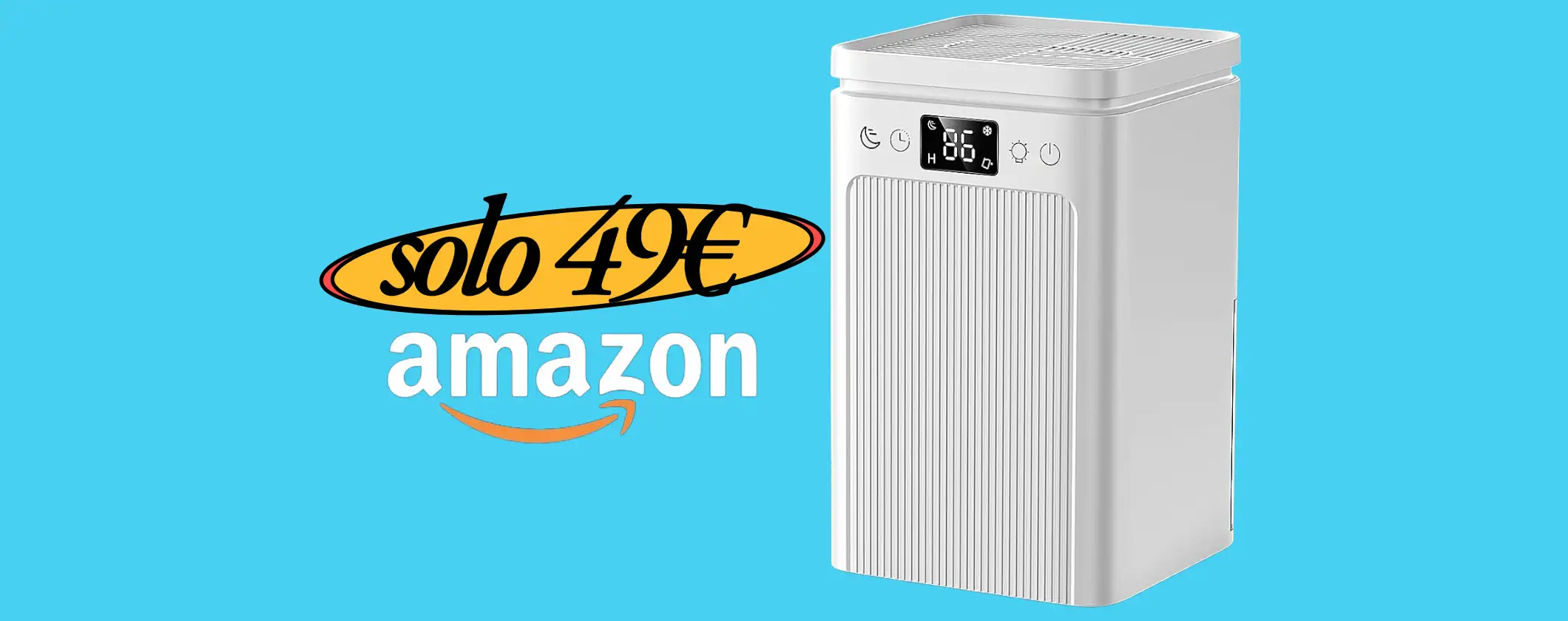 Deumidificatore portatile ultra silenzioso e dal basso consumo tuo a 49€ Deumidificatore portatile ultra silenzioso e dal basso consumo tuo a 49€