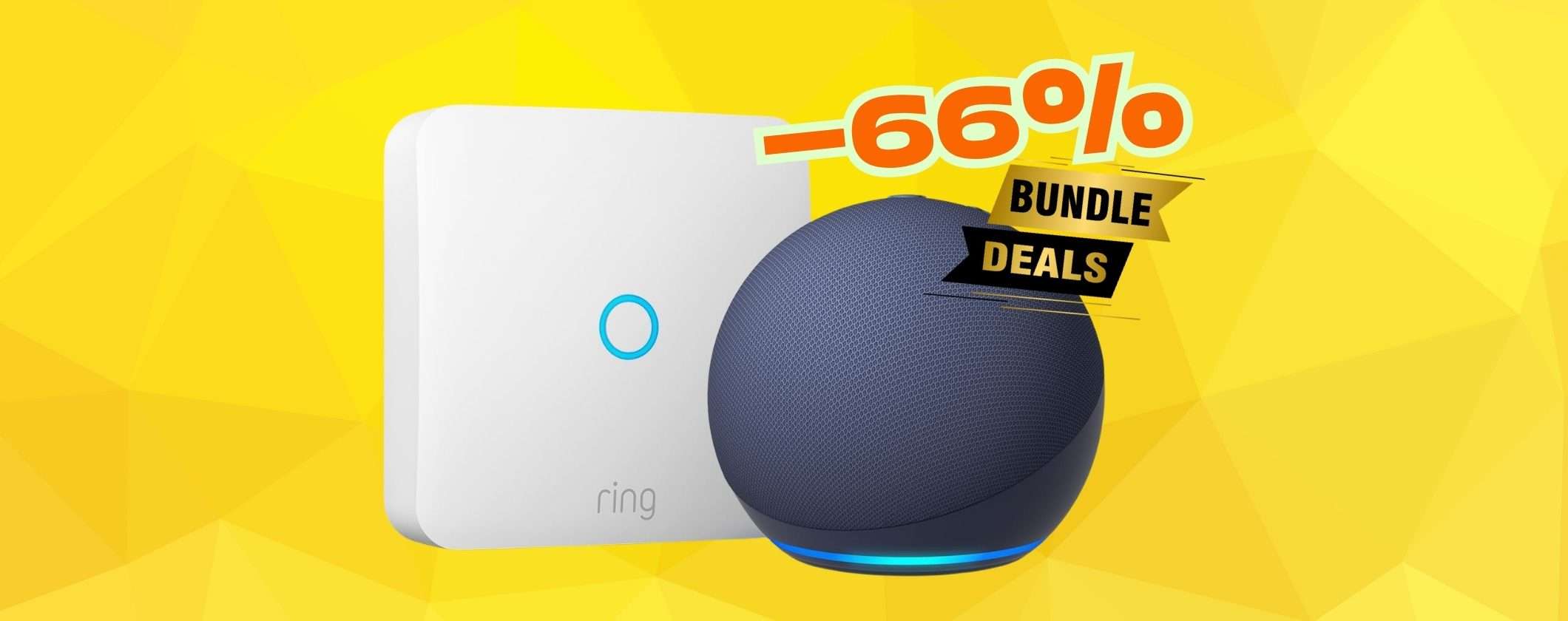 Domotica in un attimo con Echo Dot e Ring Intercom: bundle scontato al 66% Domotica in un attimo con Echo Dot e Ring Intercom: bundle scontato al 66%