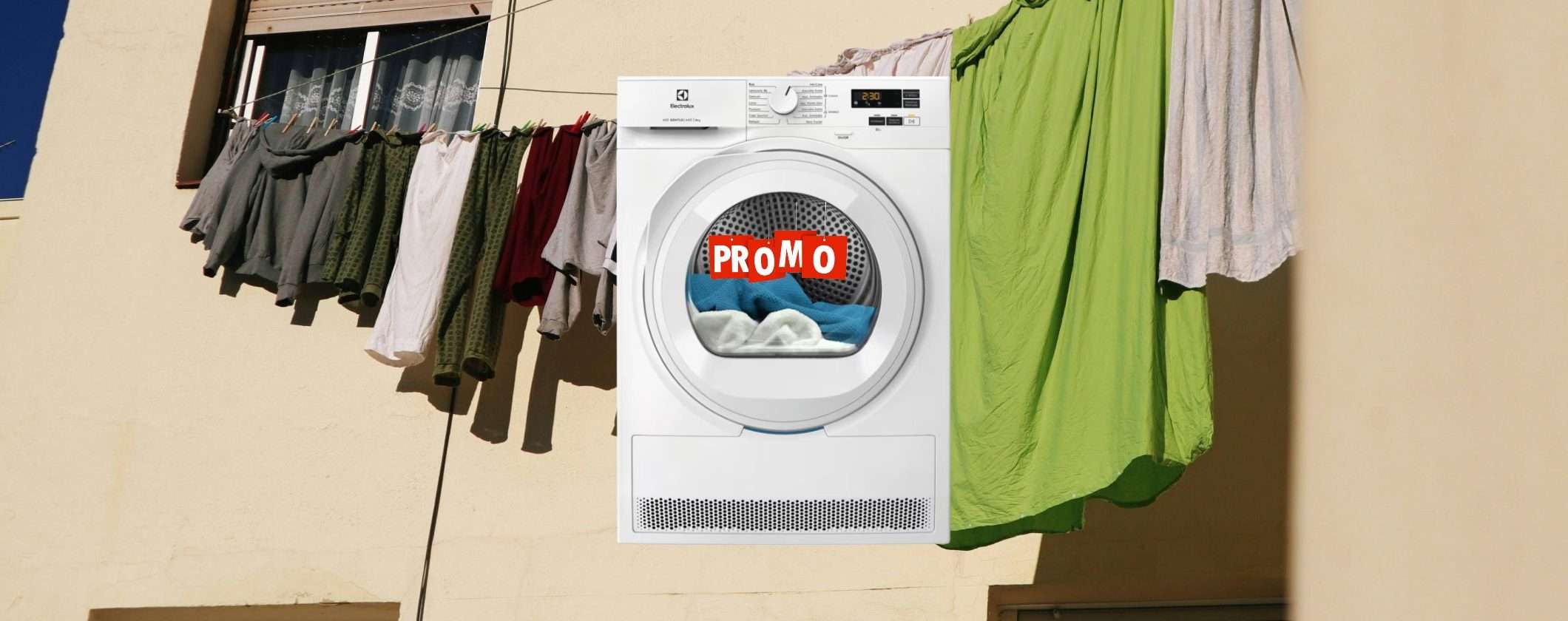 Electrolux Asciugatrice 600 GentleCare: con il Coupon di eBay crolla il prezzo