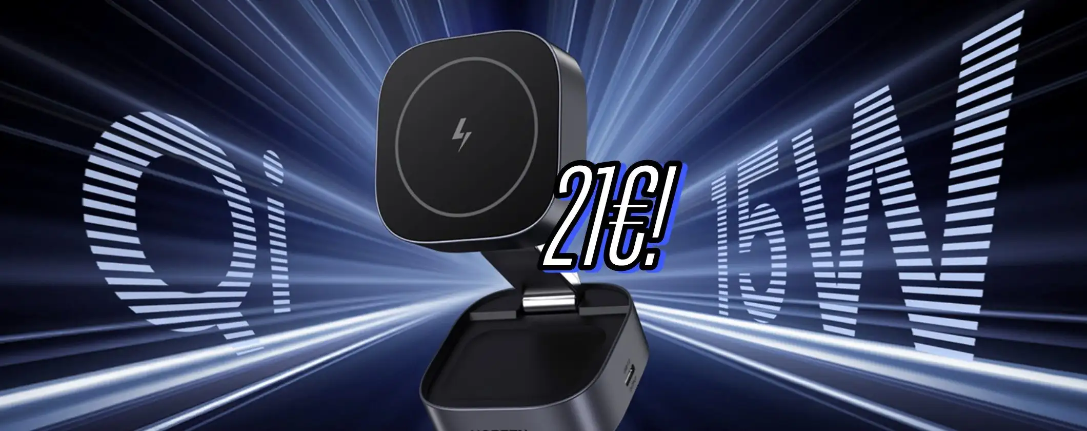 Il fantastico Caricatore Wireless UGREEN MagFlow a soli 21€ è da prendere subito Il fantastico Caricatore Wireless UGREEN MagFlow a soli 21€ è da prendere subito