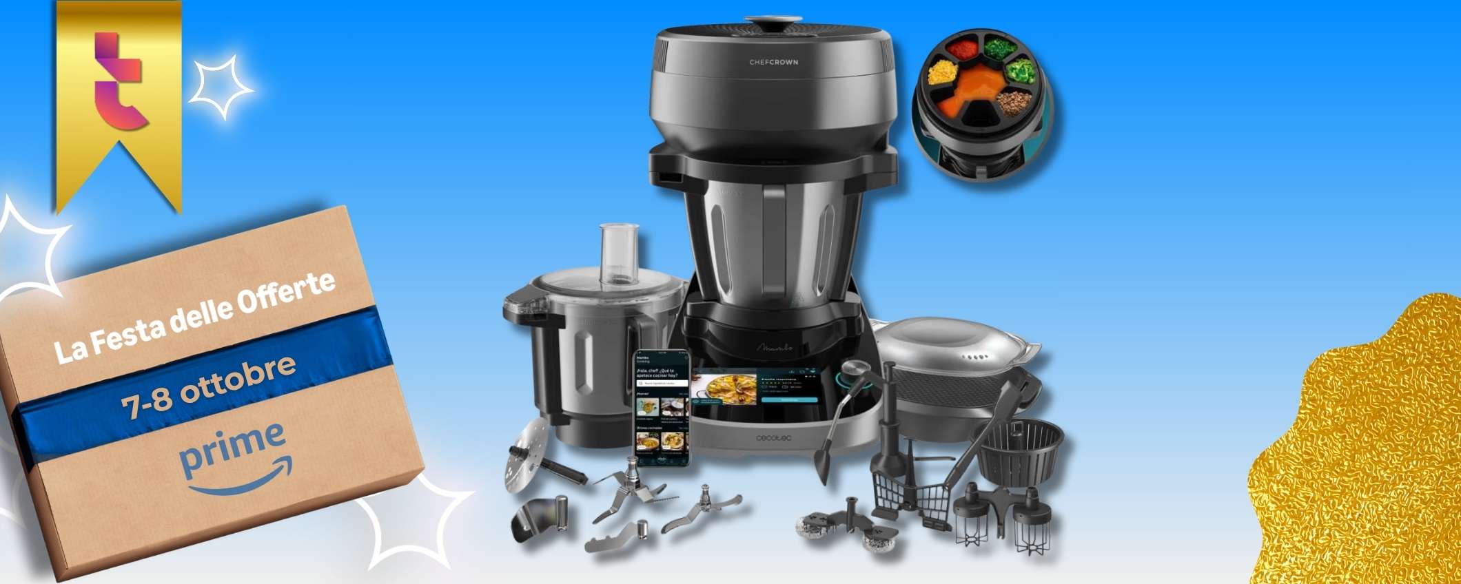 Cecotec Mambo Cooking Totalgourmet è il robot definitivo: SOTTOPREZZO Amazon