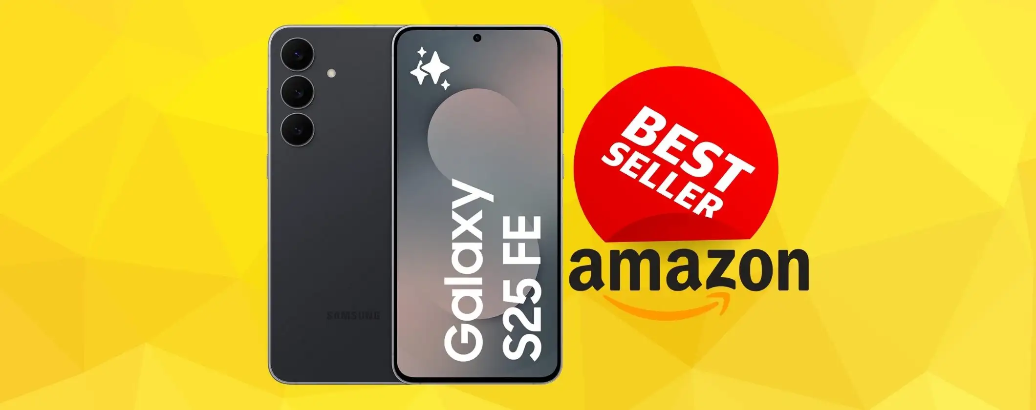 Follia Amazon per il top gamma Samsung Galaxy S25 FE, ora in sconto di 259€