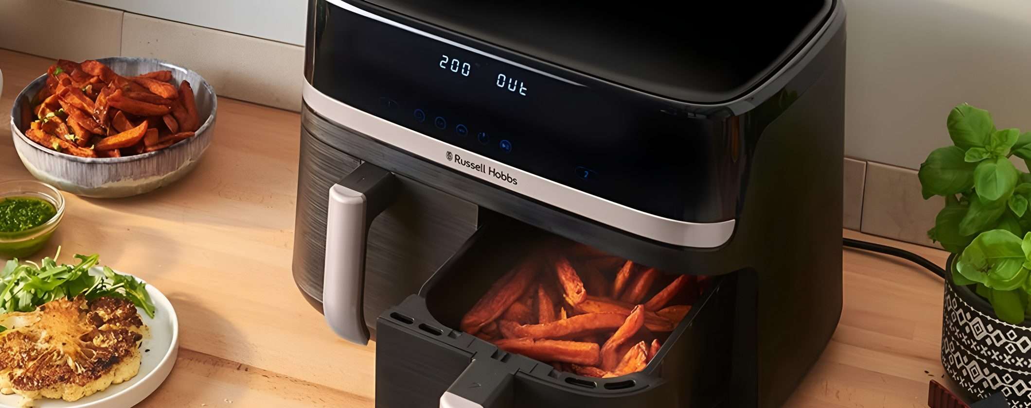 Friggitrice Aria Doppio Cestello 9L a prezzo sbriciolato su Amazon