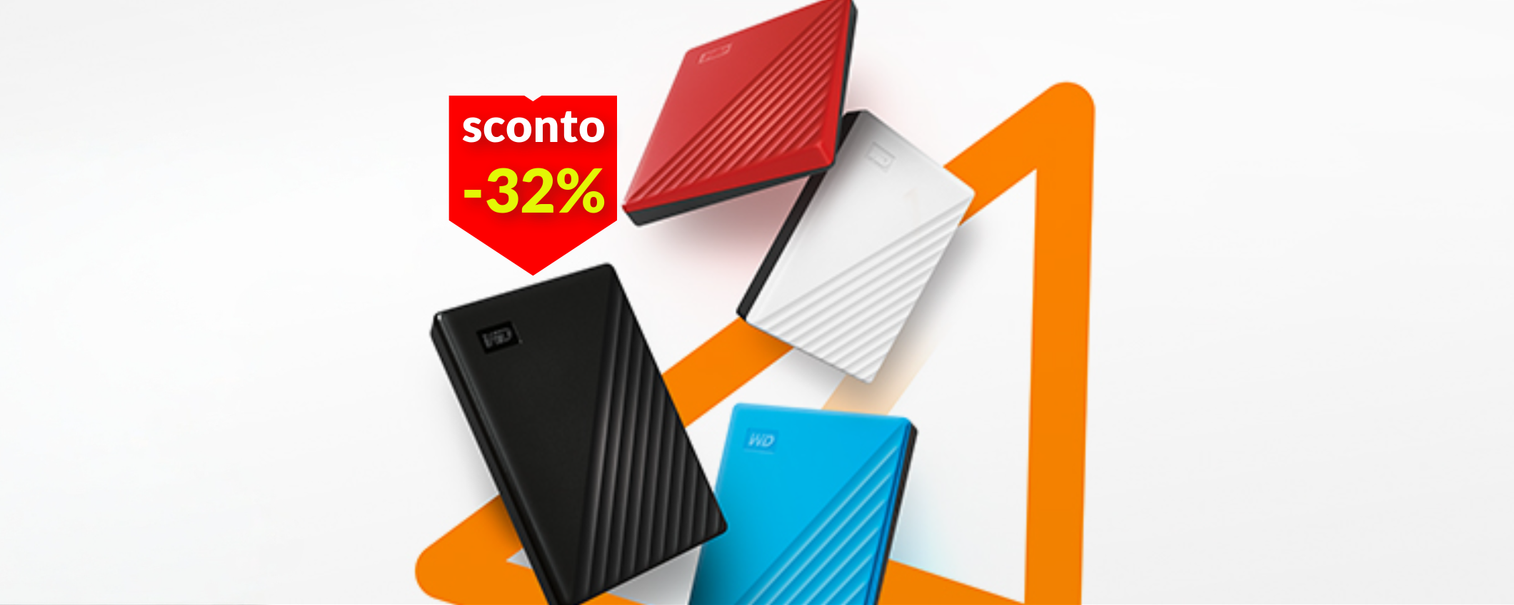 Crolla il prezzo dell'hard disk esterno WD da 4TB: dati al sicuro con soli 112€