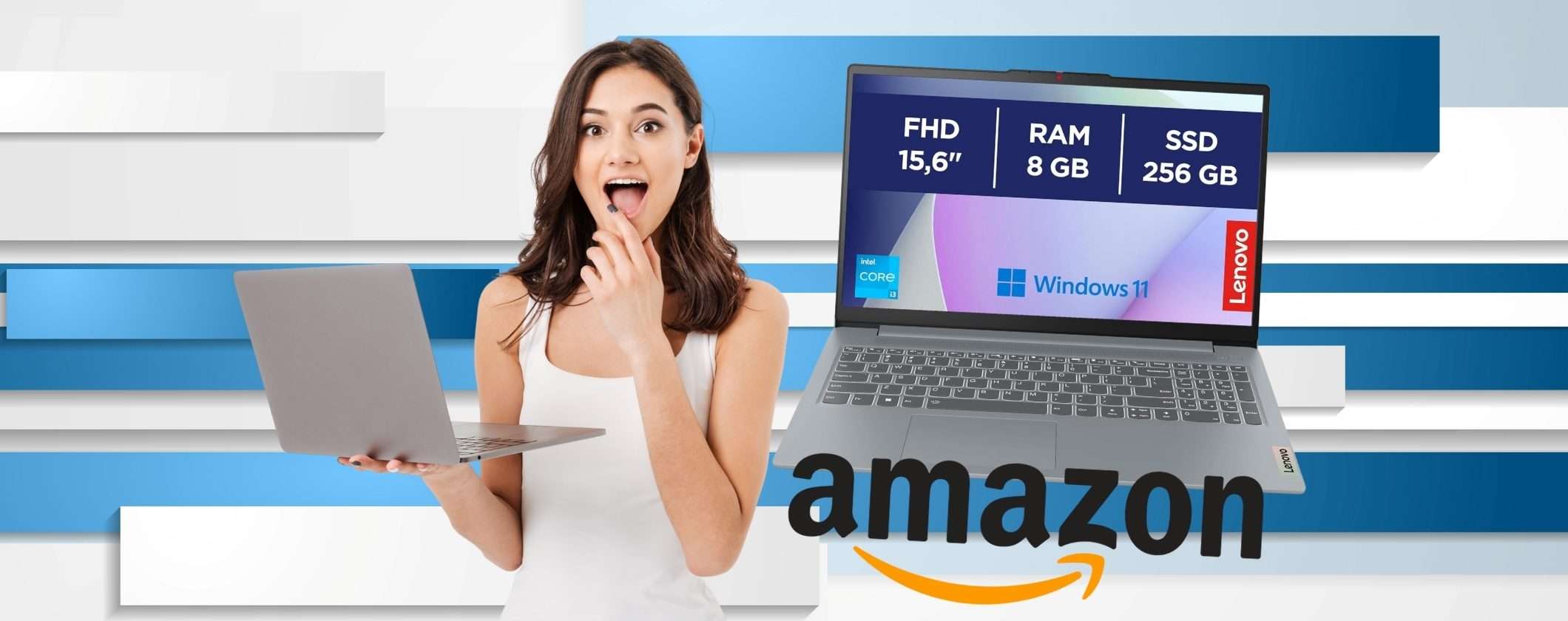 Lenovo IdeaPad Slim 3 con i3 e Windows 11 oggi a un prezzo speciale Lenovo IdeaPad Slim 3 con i3 e Windows 11 oggi a un prezzo speciale