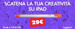 Logitech Crayon: la sola e unica rivale della Apple Pencil ora a 29€ (best buy) Logitech Crayon: la sola e unica rivale della Apple Pencil ora a 29€ (best buy)