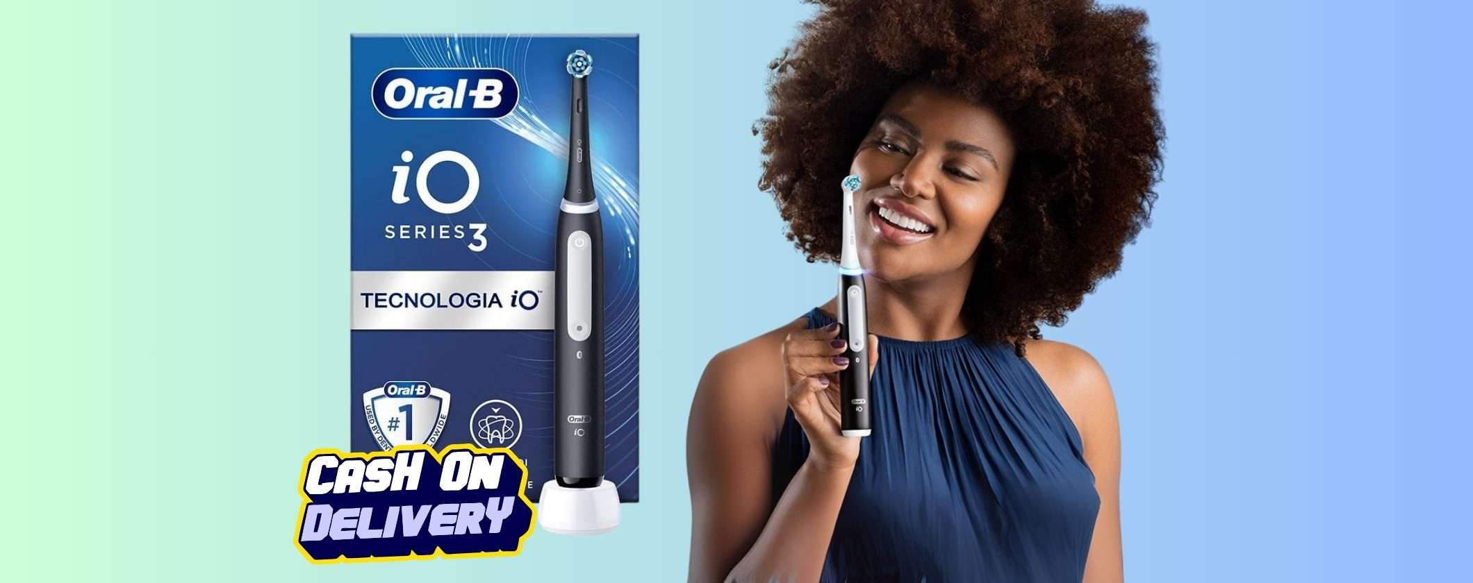 Il migliore spazzolino elettrico, Oral-B iO 3, in sconto esagerato su Amazon (-56%)