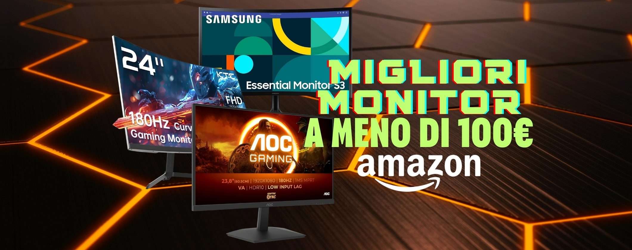 I migliori monitor da 24 pollici a meno di 100€ solo oggi su Amazon I migliori monitor da 24 pollici a meno di 100€ solo oggi su Amazon