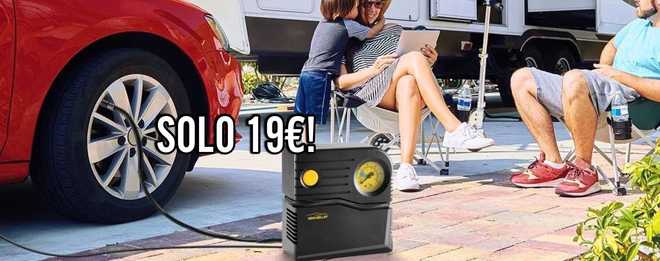 Mini Compressore Aria Portatile WindGallop a soli 19€: l'indispensabile Mini Compressore Aria Portatile WindGallop a soli 19€: l'indispensabile