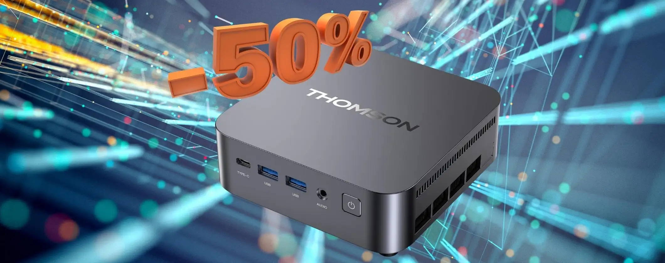 Mini PC con Ryzen 7 (16/512GB) a metà prezzo su Amazon: offerta imperdibile