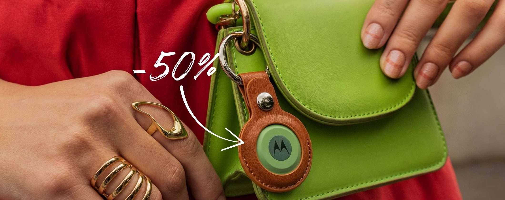 Motorola Moto Tag: tracker Bluetooth spettacolare a prezzo imbattibile (-50%)