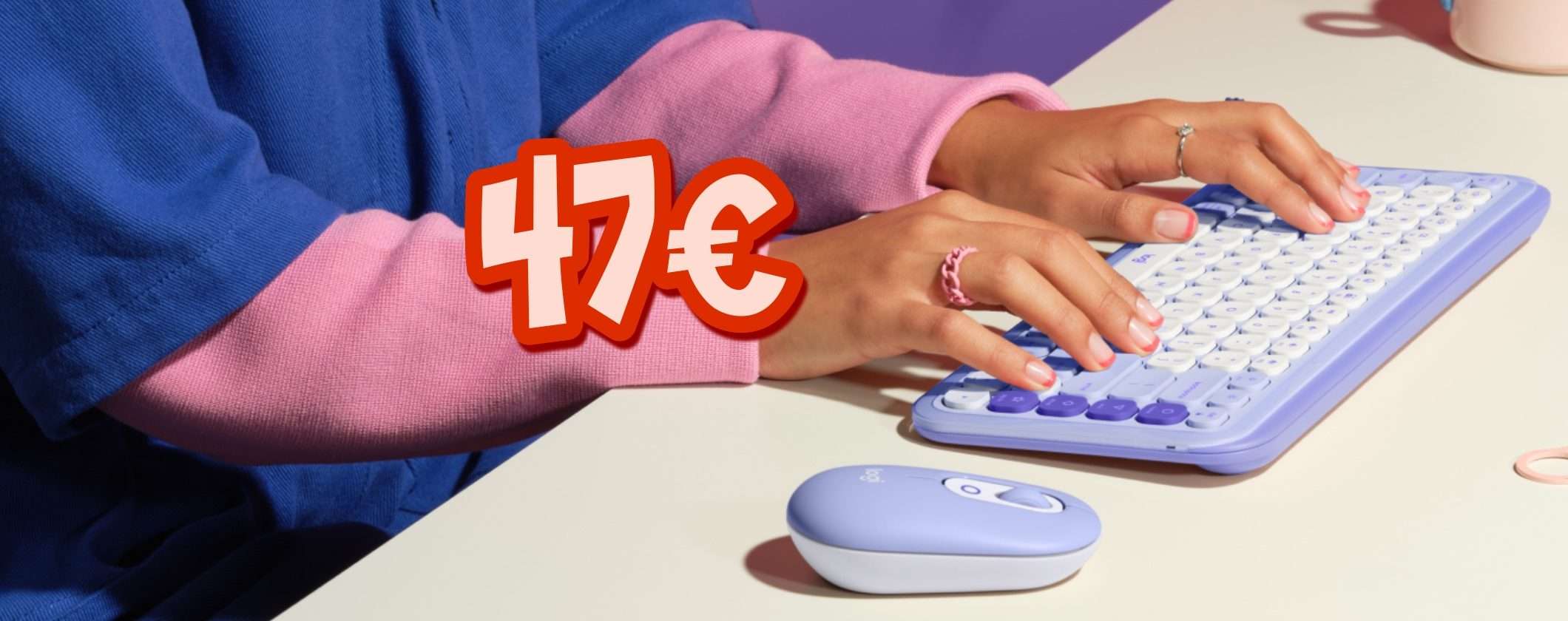 Mouse e Tastiera Logitech POP ICON COMBO a soli 47€ anziché 85€ Mouse e Tastiera Logitech POP ICON COMBO a soli 47€ anziché 85€