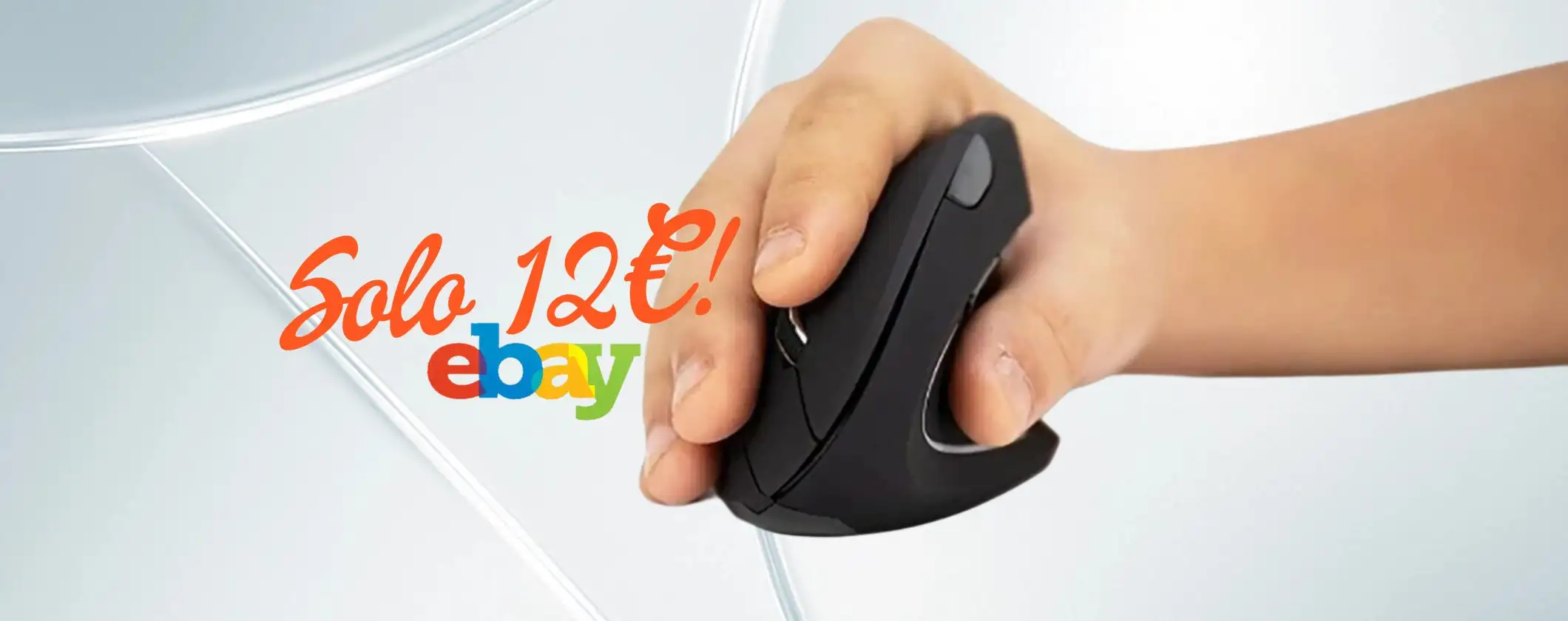 Mouse Verticale Wireless a soli 12€: ritrova il piacere di lavorare Mouse Verticale Wireless a soli 12€: ritrova il piacere di lavorare