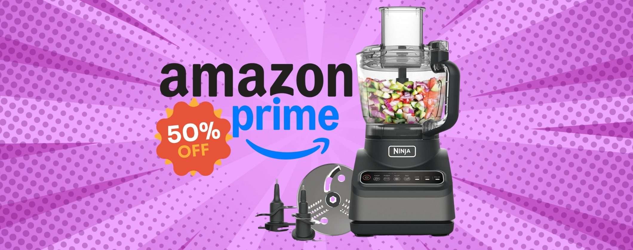 Ninja: robot da cucina con programmi automatici a metà prezzo con Prime