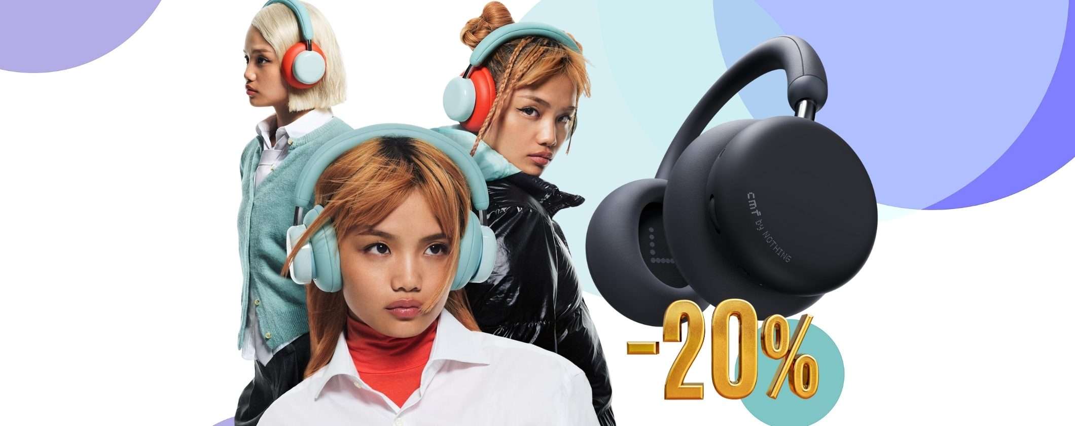 Le nuove cuffie wireless CMF Headphone Pro già in sconto per i clienti Prime