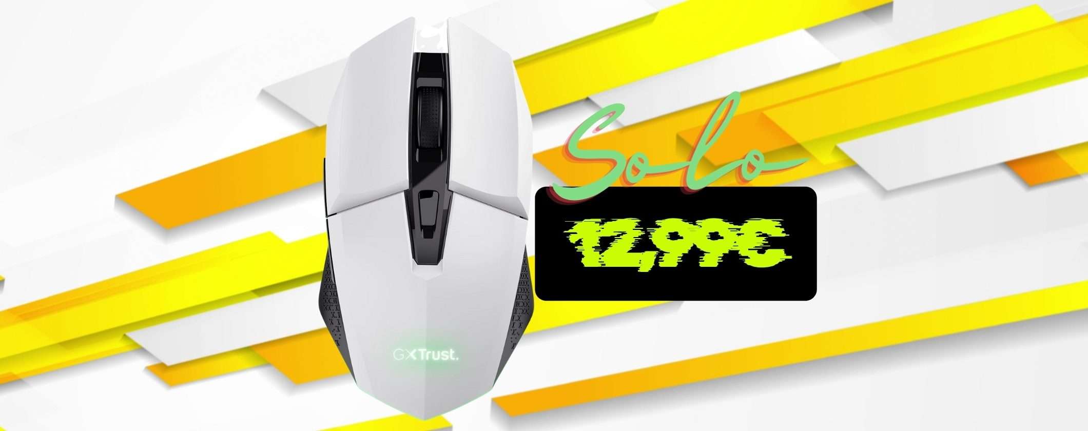 Offerta folle su Amazon per il mouse wireless da gaming GXTrust (solo 12,99€)