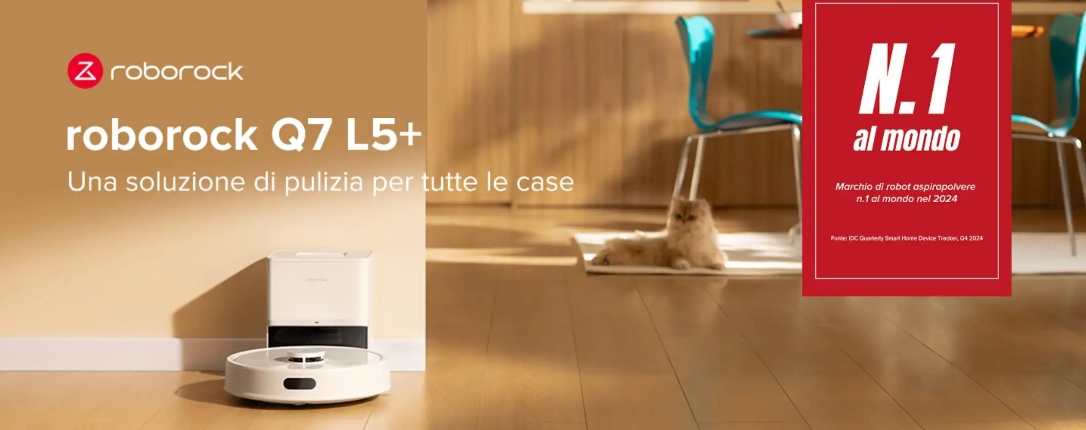 Offerta Lampo Amazon per il Robot Aspirapolvere roborock Q7 L5+: tutti lo comprano Offerta Lampo Amazon per il Robot Aspirapolvere roborock Q7 L5+: tutti lo comprano