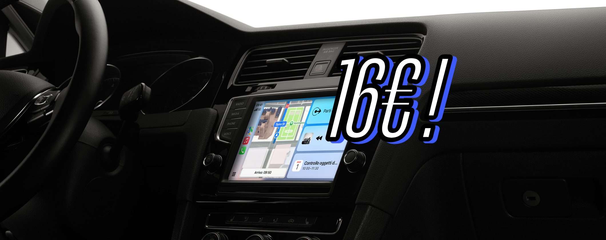 Ottieni Apple CarPlay nella tua auto con questo mini dispositivo da 16€ Ottieni Apple CarPlay nella tua auto con questo mini dispositivo da 16€