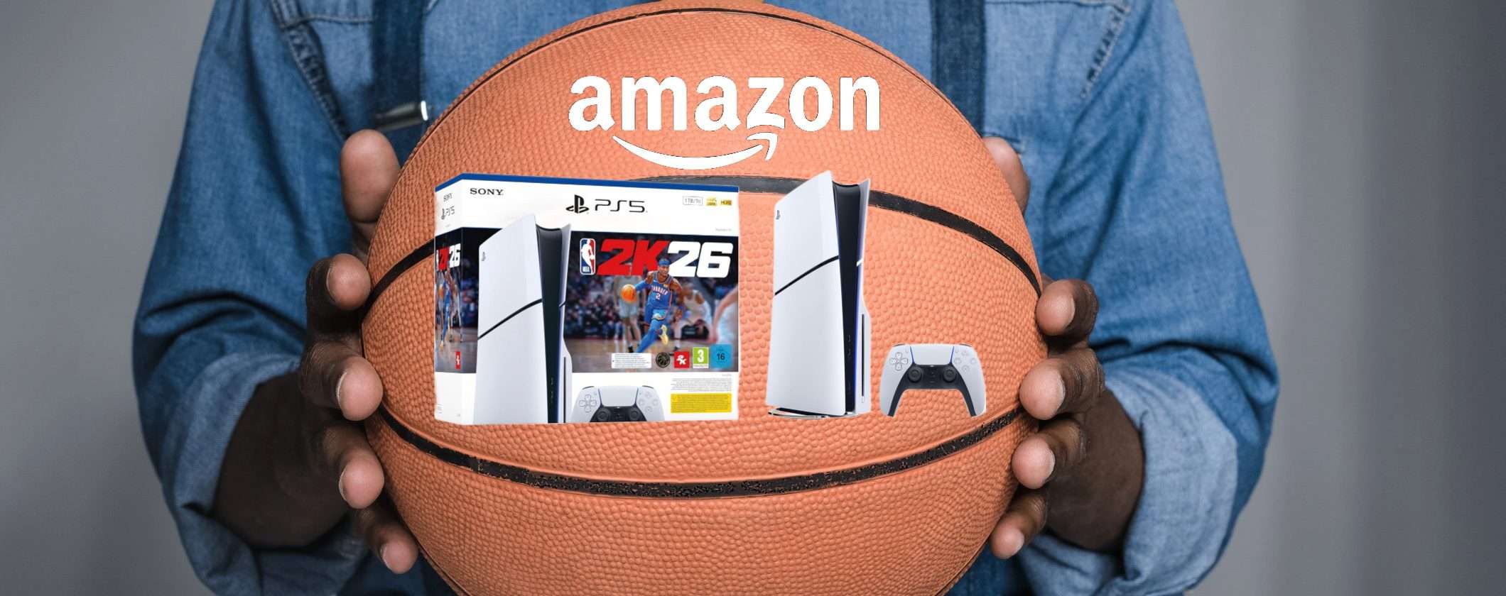 Pazzesco su Amazon! PlayStation 5 Slim + NBA 2K26 insieme a prezzo mai visto