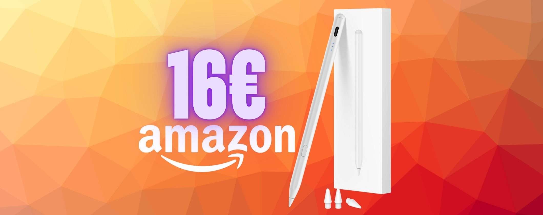 Penna per iPad precisa e con ricarica rapida tua a soli 16€ su Amazon Penna per iPad precisa e con ricarica rapida tua a soli 16€ su Amazon
