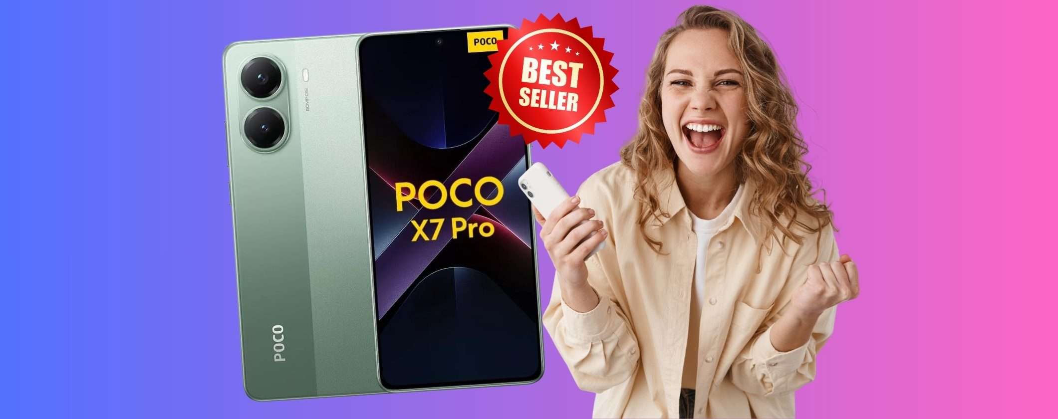 POCO X7 Pro 5G da 256GB su eBay con risparmio di oltre 100€ è il mid range da avere POCO X7 Pro 5G da 256GB su eBay con risparmio di oltre 100€ è il mid range da avere