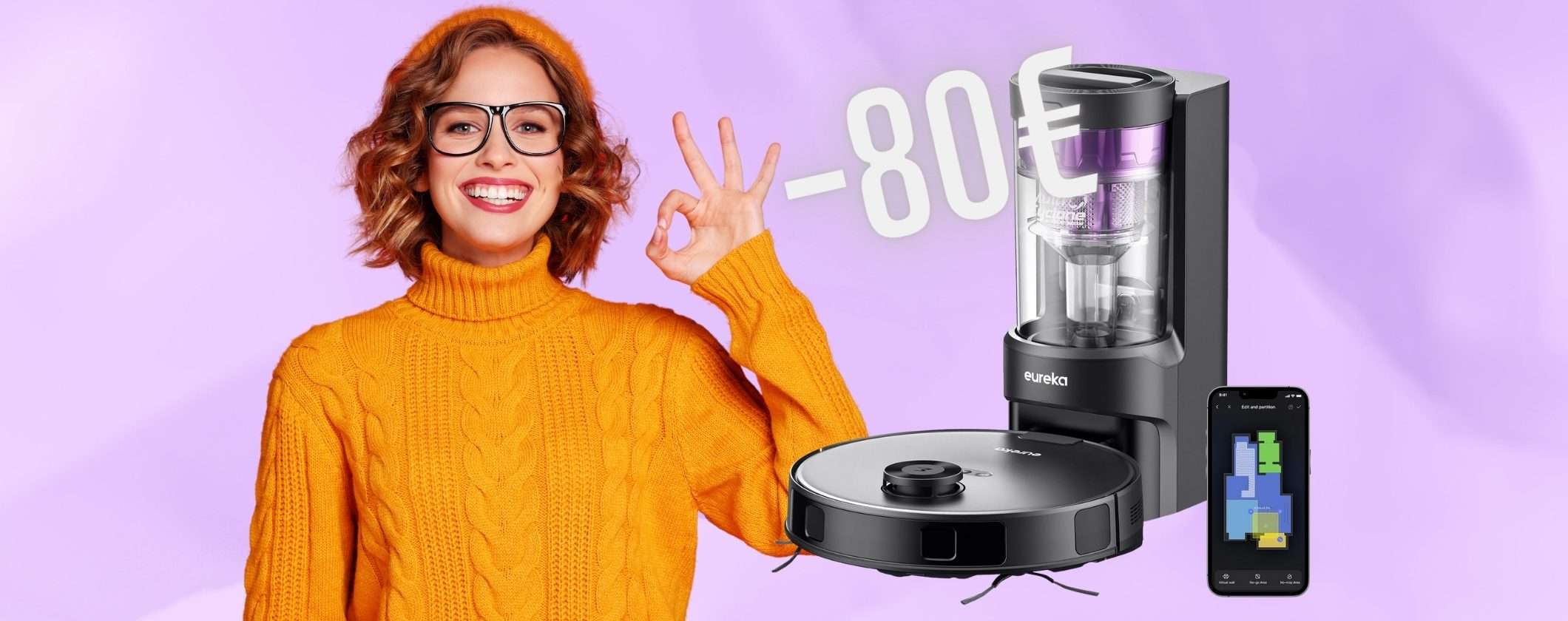 Robot aspirapolvere e lavapavimenti Eureka NERE10s: pulizia completa senza sforzo Robot aspirapolvere e lavapavimenti Eureka NERE10s: pulizia completa senza sforzo