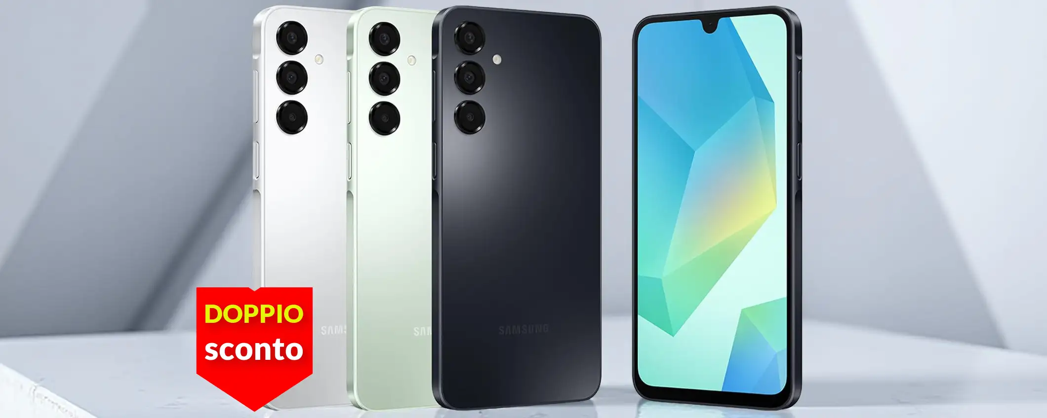 Coupon + Sconto 43% e il prezzo di Samsung Galaxy A16 precipita a 114€