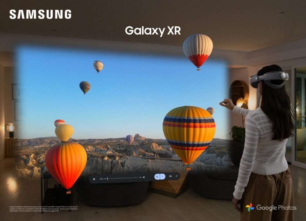 samsung galaxy xr visore ufficiale
