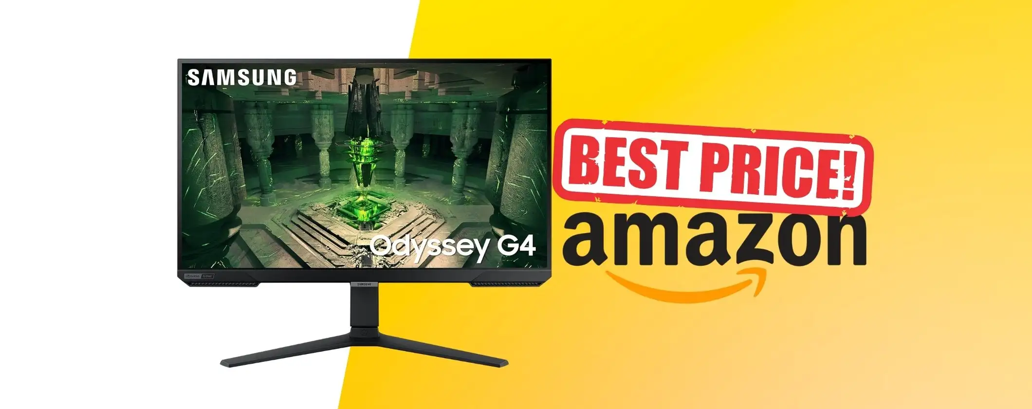 Samsung Odyssey G4: il monitor da veri gamer a un ottimo prezzo su Amazon