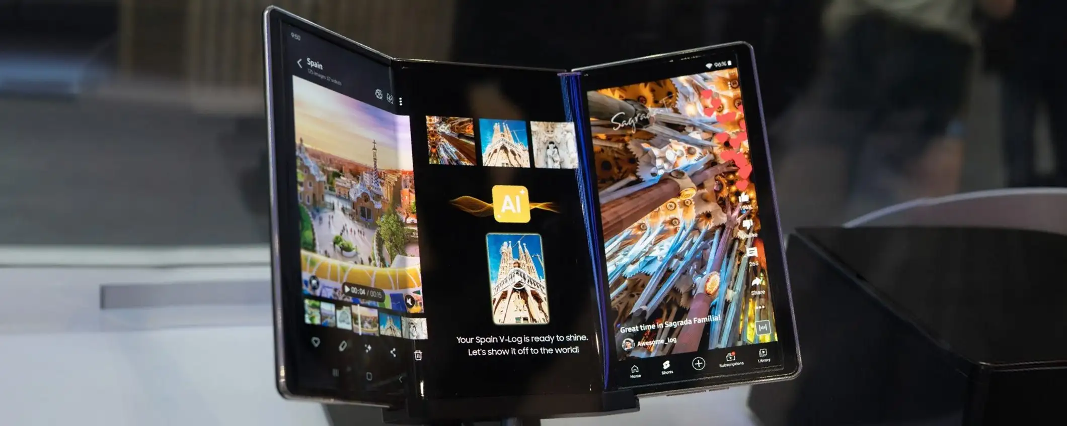 Non solo Cina e Corea: quando e dove uscirà lo smartphone trifold Samsung