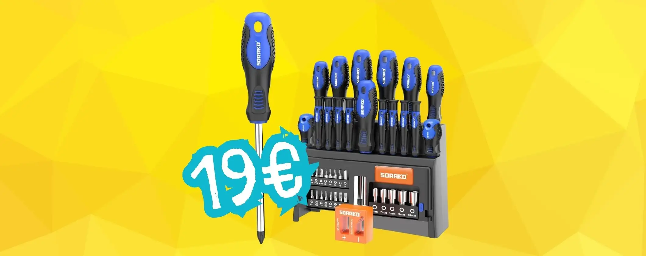 Solo 19€ per questo Set di 40 cacciaviti con supporto, offerta a tempo Amazon Solo 19€ per questo Set di 40 cacciaviti con supporto, offerta a tempo Amazon