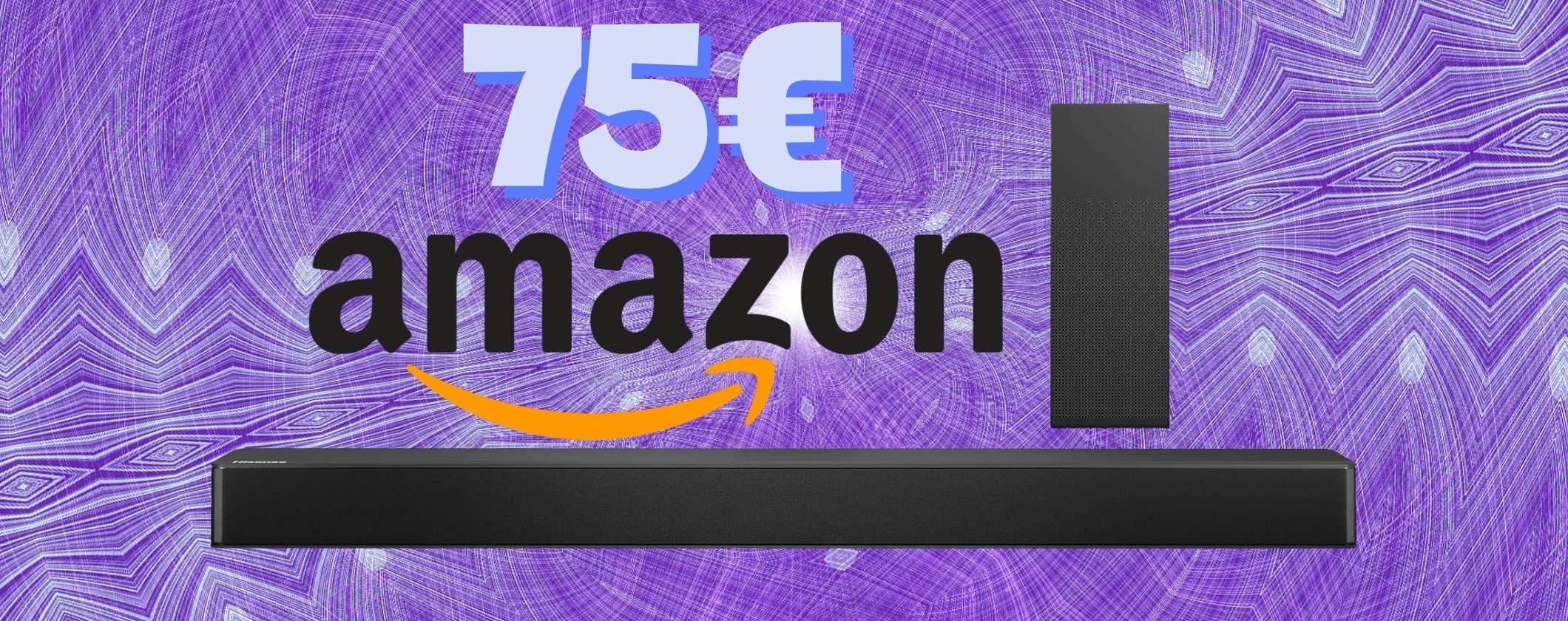 Soundbar Hisense da 240W con Subwoofer: audio da cinema a soli 75€ Soundbar Hisense da 240W con Subwoofer: audio da cinema a soli 75€