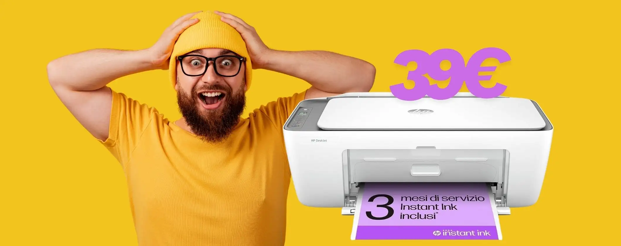 Stampante multifunzione HP DeskJet 2820e a soli 39€ (miglior prezzo) Stampante multifunzione HP DeskJet 2820e a soli 39€ (miglior prezzo)