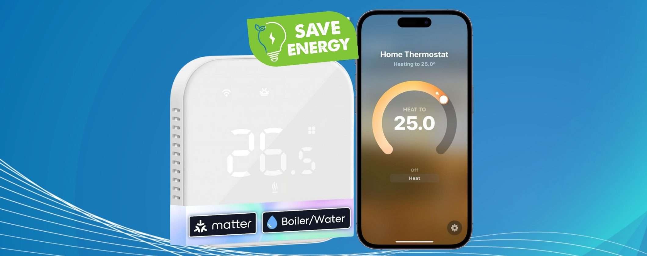 Termostato WiFi Meross: controlli vocali e in app per risparmio energetico Termostato WiFi Meross: controlli vocali e in app per risparmio energetico
