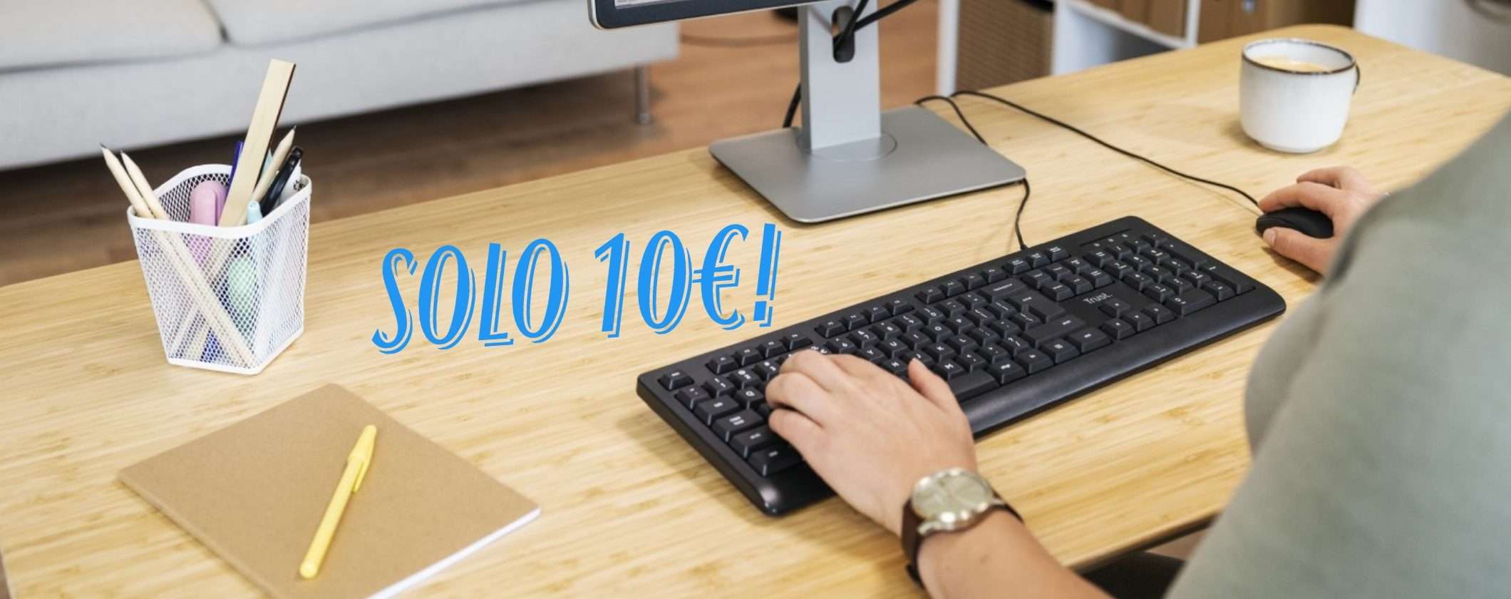 Trust Taro è la tastiera più pratica e amata di sempre: oggi a soli 10€ su Amazon