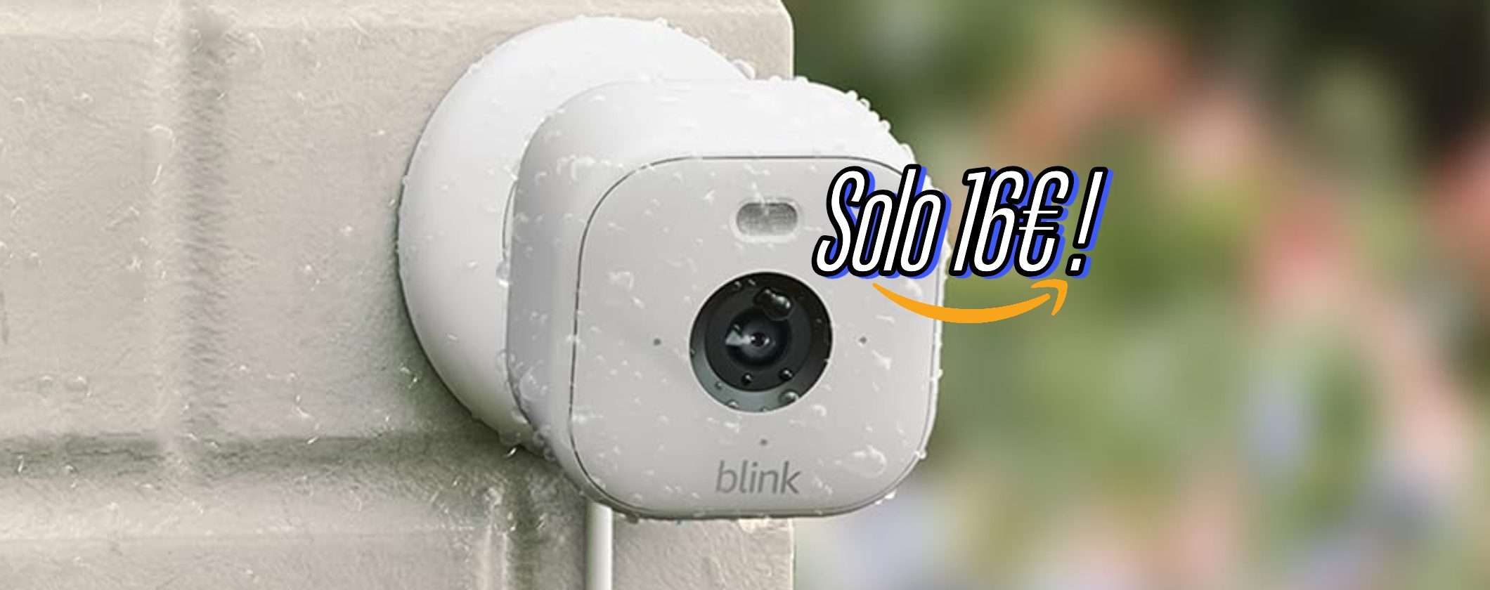 Videocamera Blink Mini 2: sicurezza fuori e dentro casa a soli 16€