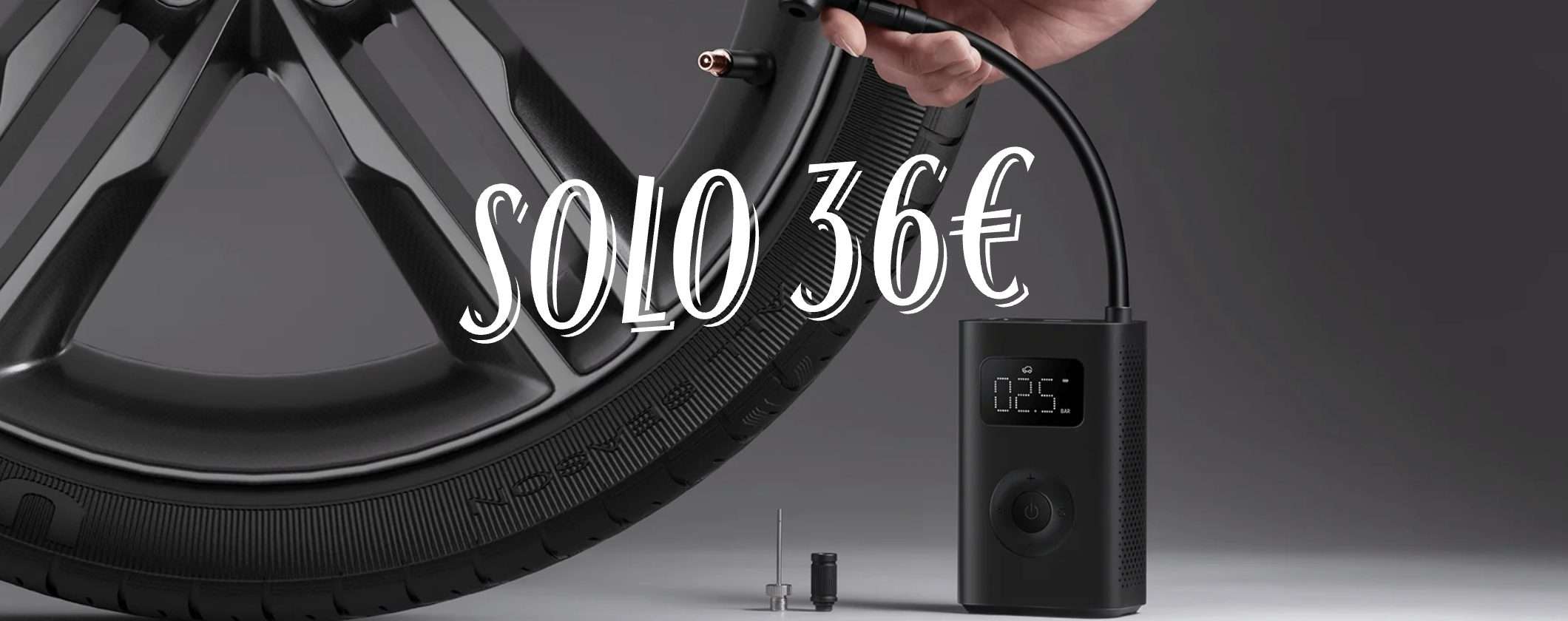 Xiaomi Portable Air Compressor 2 a soli 36€! Gonfia gomme, palloni e bici in pochi secondi Xiaomi Portable Air Compressor 2 a soli 36€! Gonfia gomme, palloni e bici in pochi secondi
