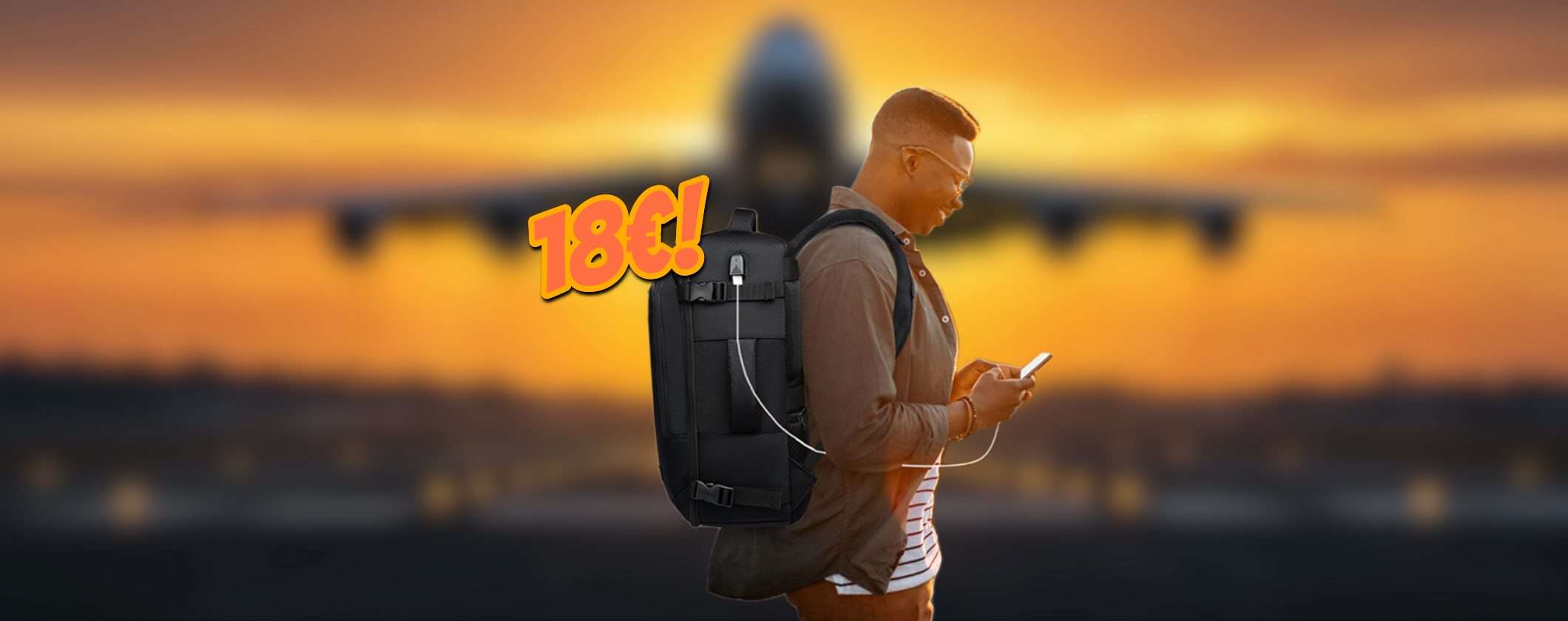 Zaino Ryanair 40x20x25 super capiente a soli 18€ su Amazon Zaino Ryanair 40x20x25 super capiente a soli 18€ su Amazon
