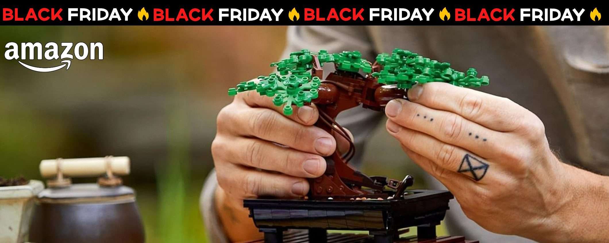 Il LEGO Albero Bonsai scende sotto i 30€: sconto FOLLE del 42%