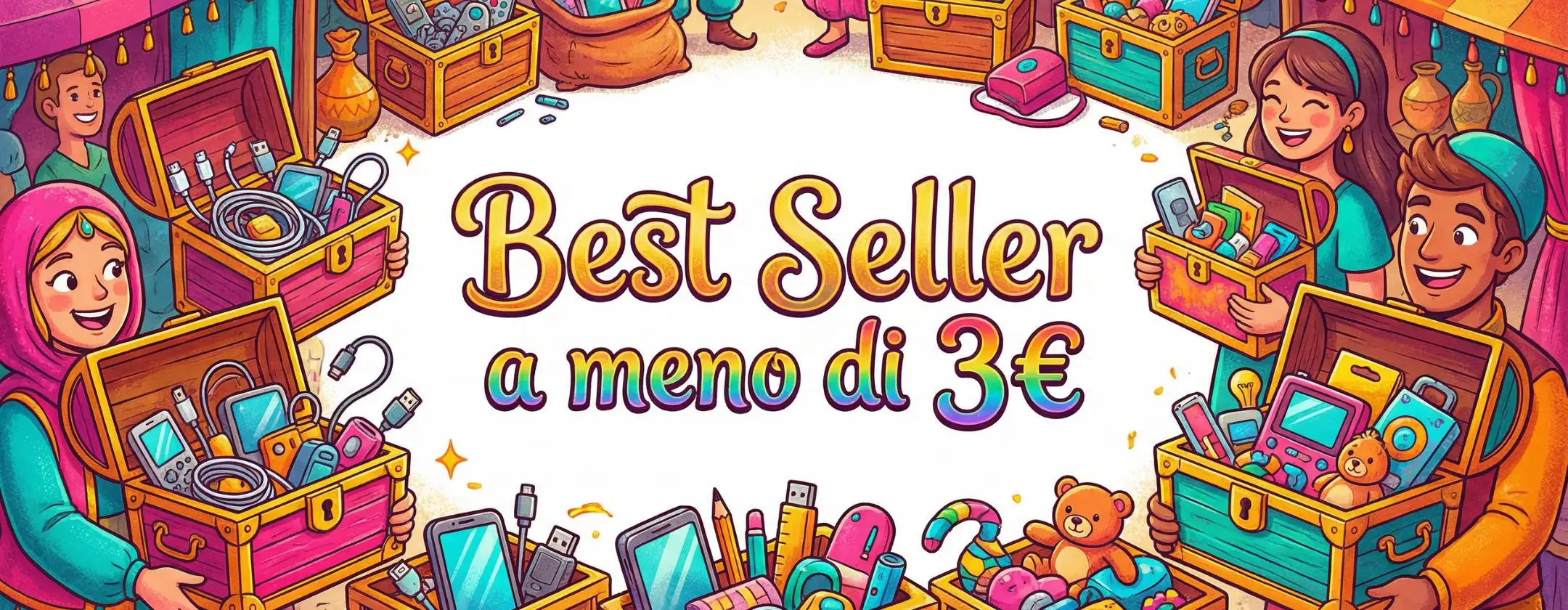 Amazon Haul: 10 BEST SELLER a (molto) meno di 3€ e promo PAZZA