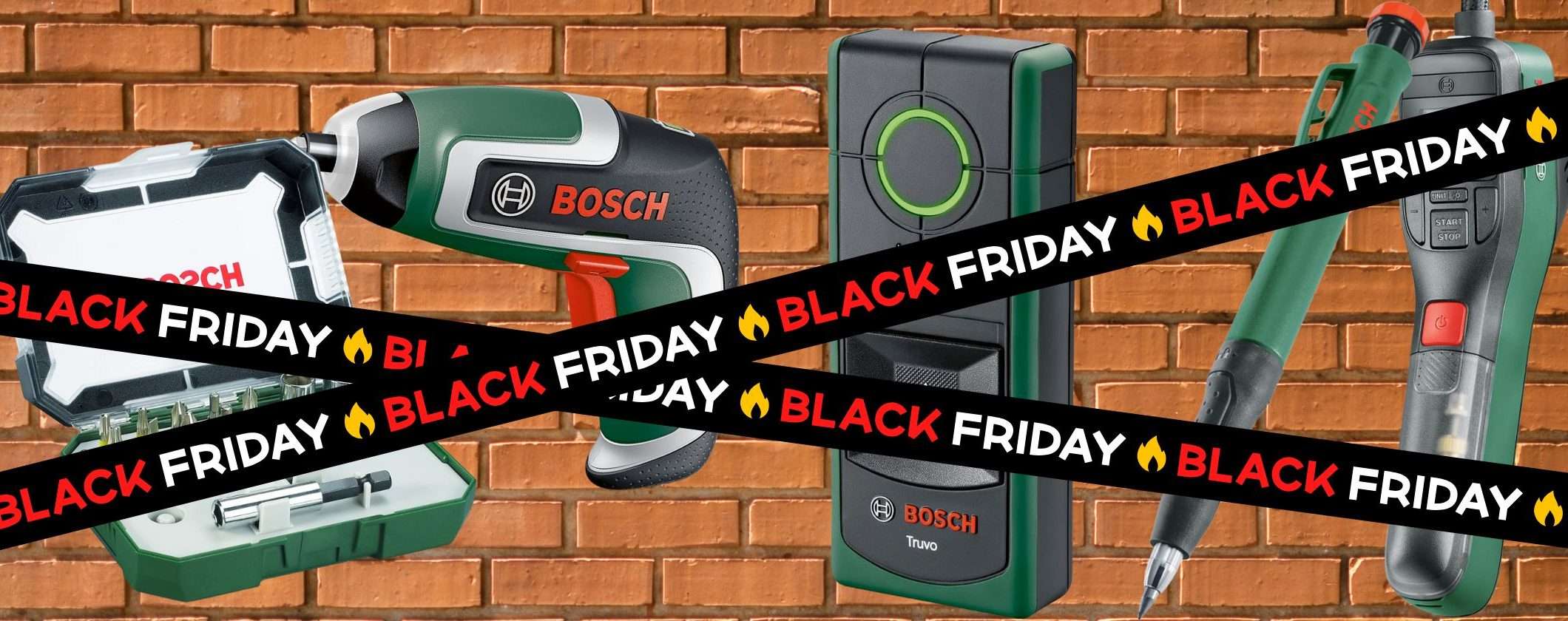 Bosch SVENDITA TOTALE per la settimana del Black Friday Amazon (da 6€ a 50€)