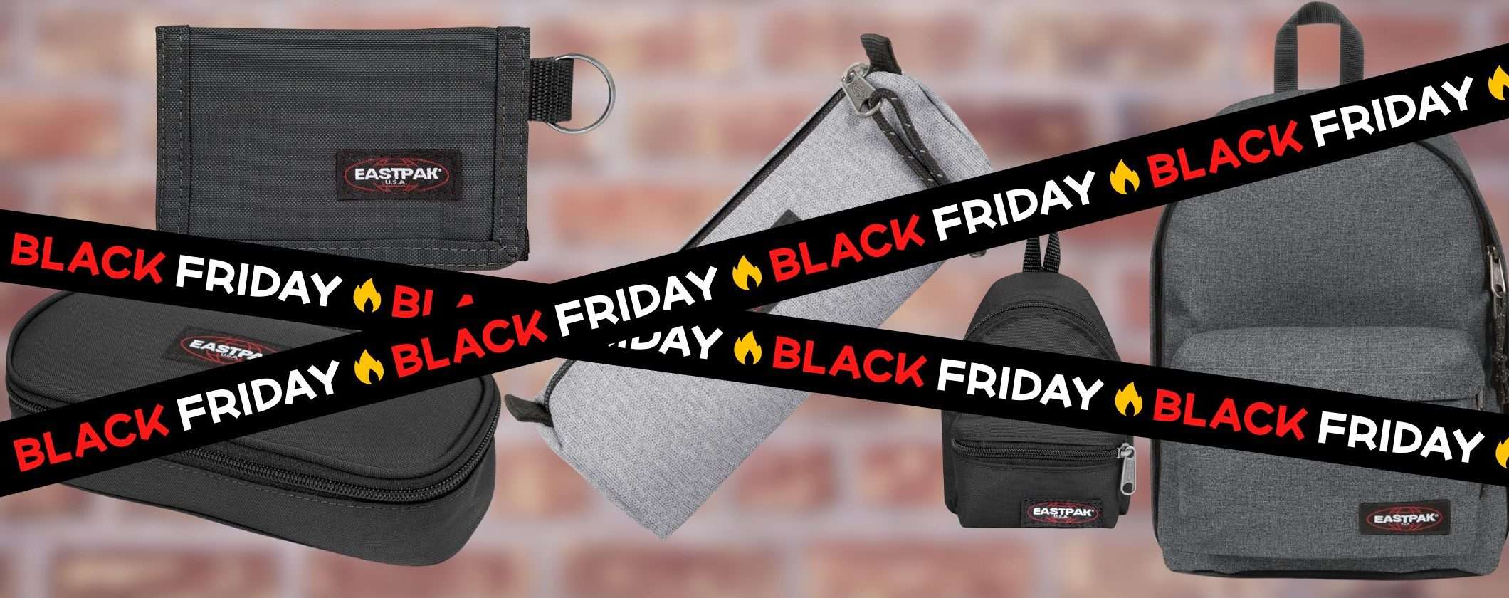 Eastpak da 7€: prezzi da OUTLET PIENO per il Black Friday Amazon