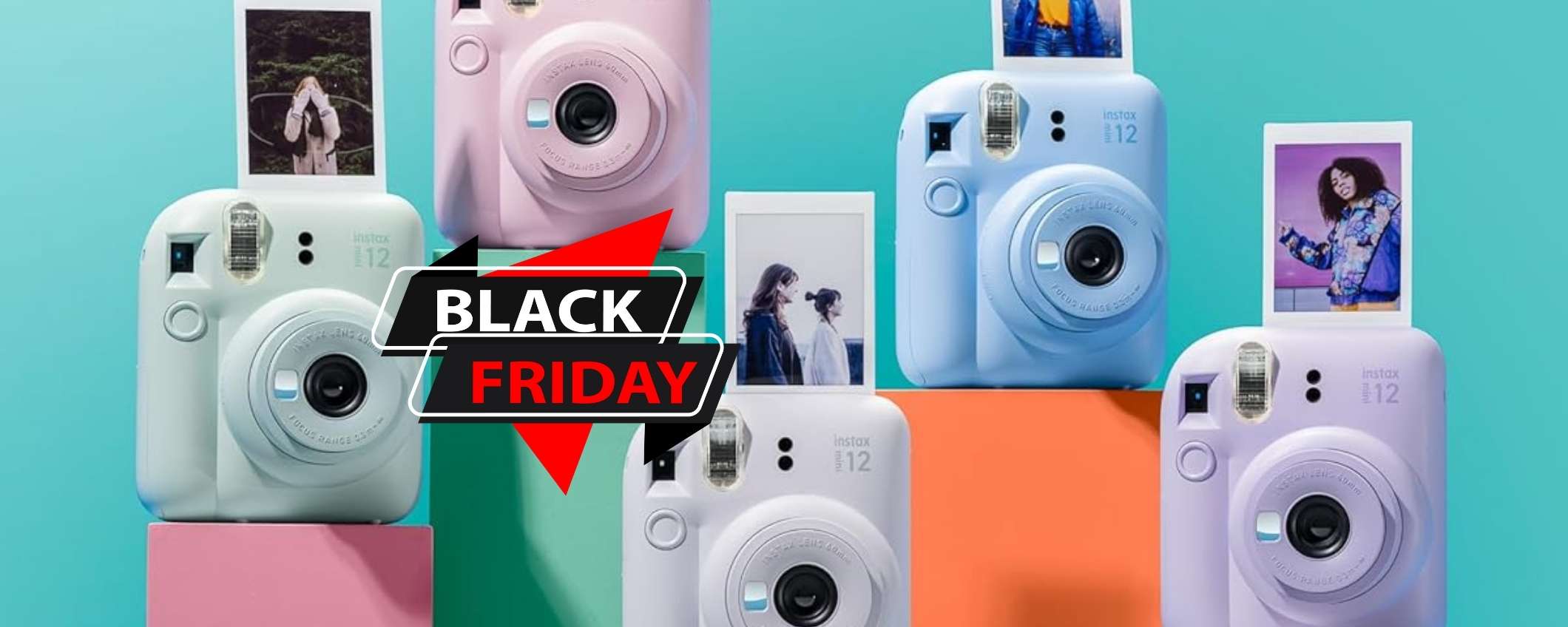 Ricordi in un'istantanea con la magica Fujifilm instax mini 12 (67€)