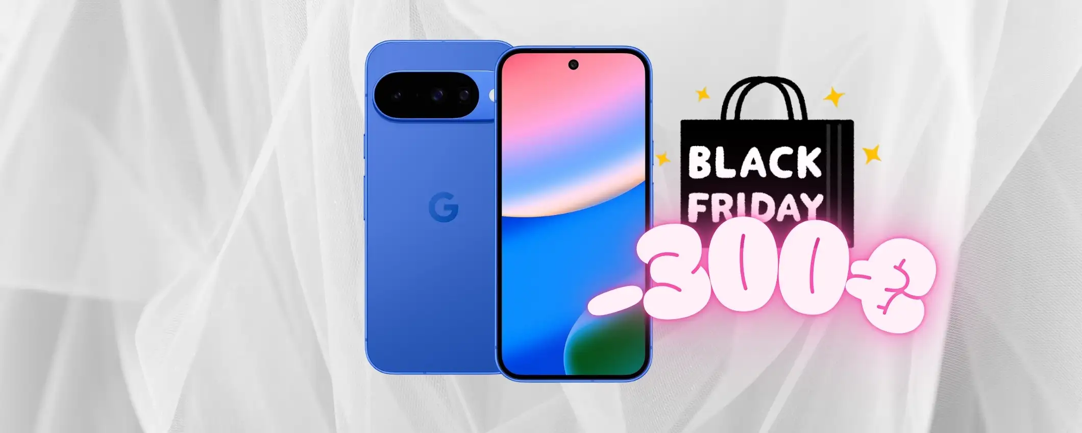 Google Pixel 10 scontato di 300€ su Amazon: pazzia Black Friday