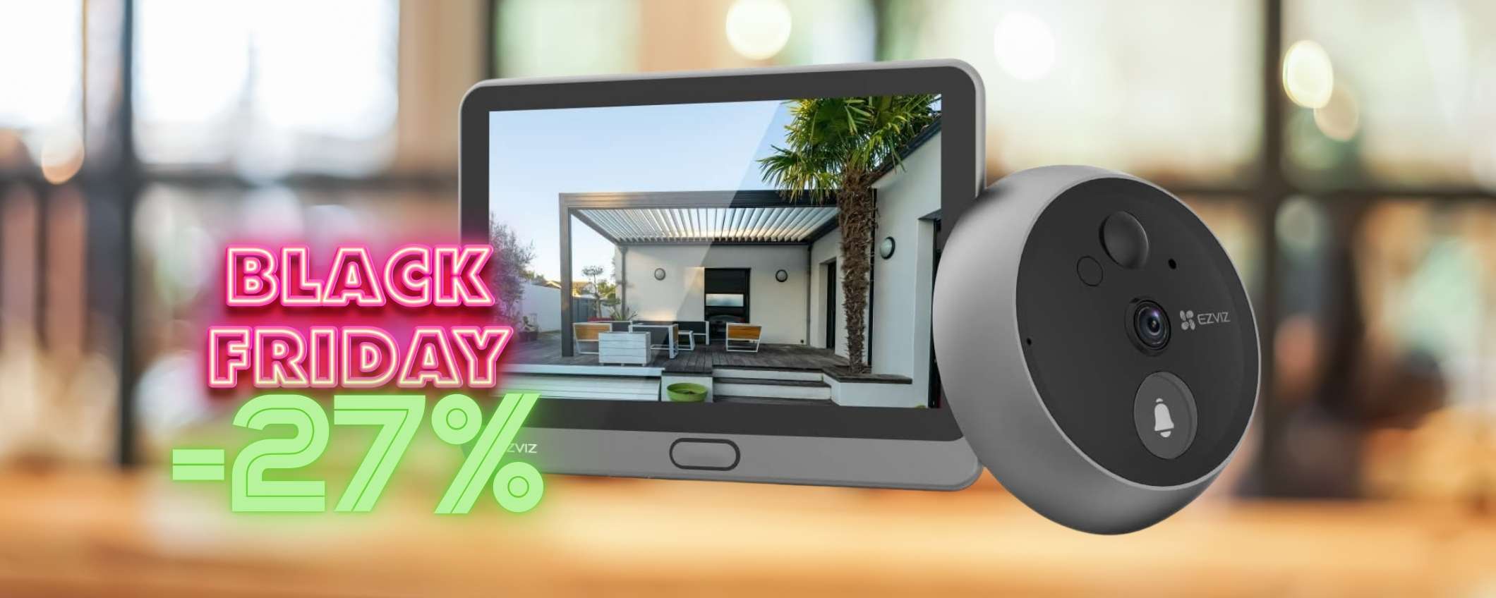 Din Don chi è? Controlla dal campanello digitale con schermo tattile (-27%)