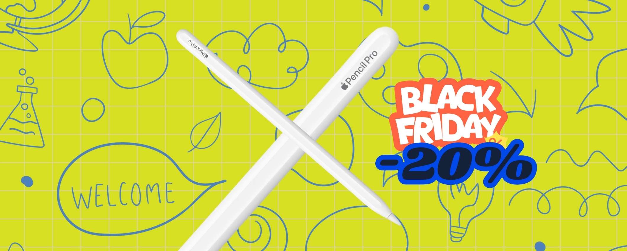 Apple Pencil Pro non ha rivali, sconto Black Friday è la tua occasione